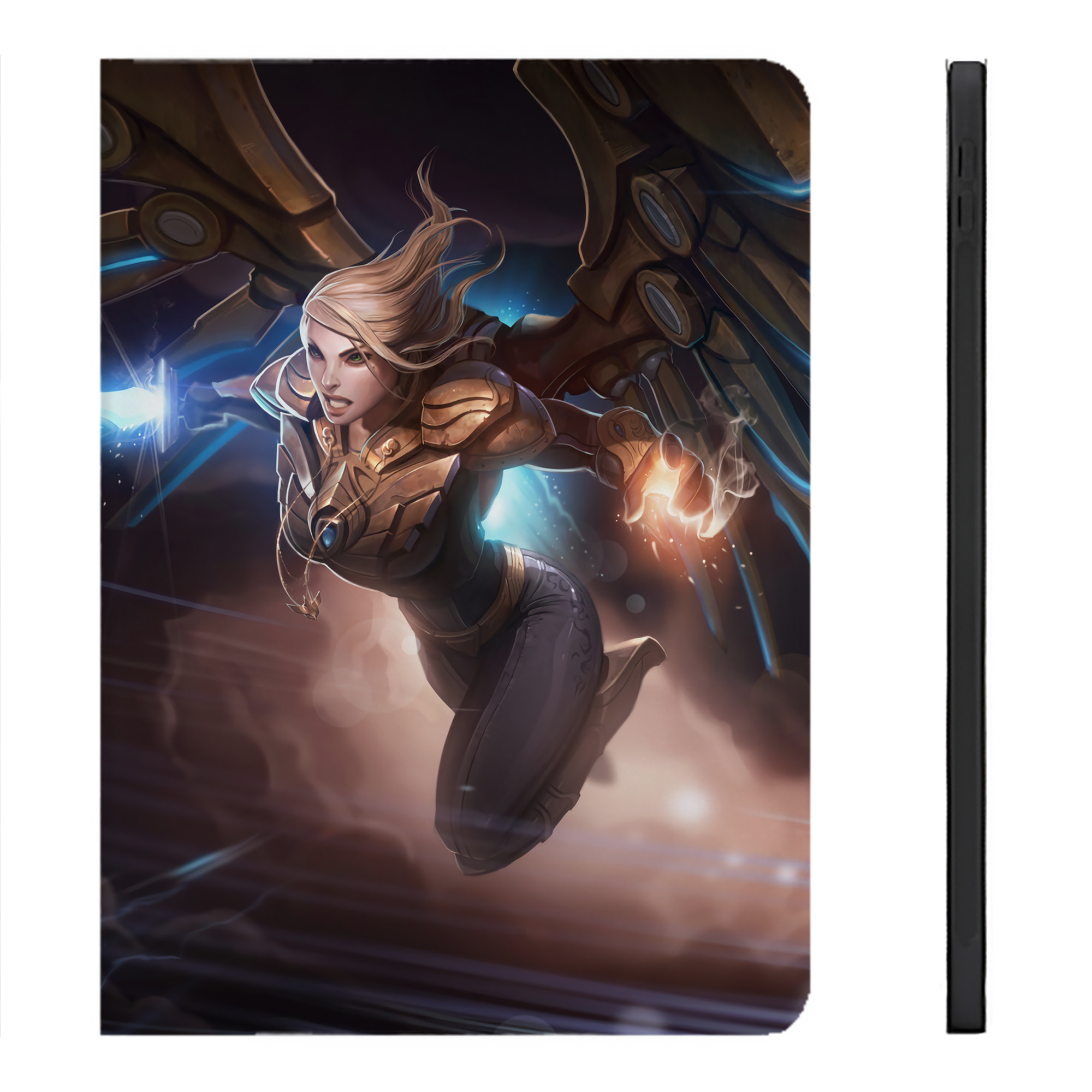 （画像用） リーグ・オブ・レジェンド League of Legends LOL IPadケース ペンホルダー付き ブックスタイルデザイン